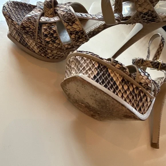 Yves St Laurent Tribute sandals - Picture 2 of 2